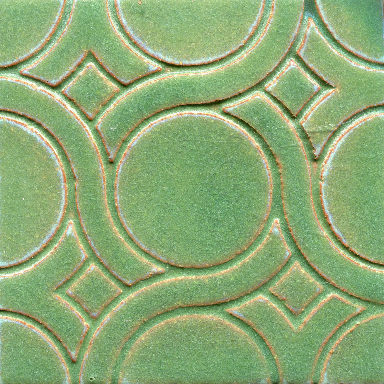Woven Knots Stamped Tile