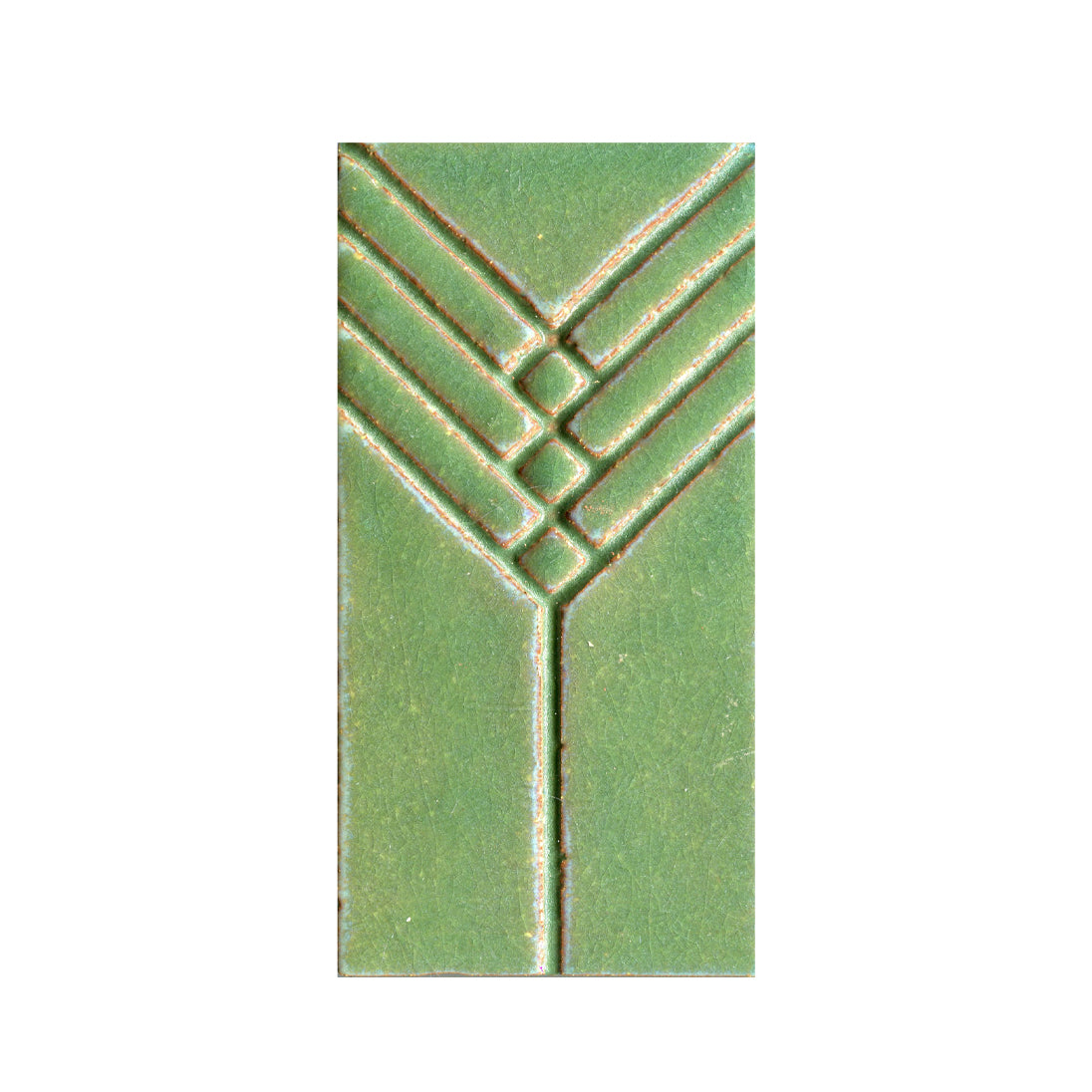 Prairie Wheat Stamped Tile