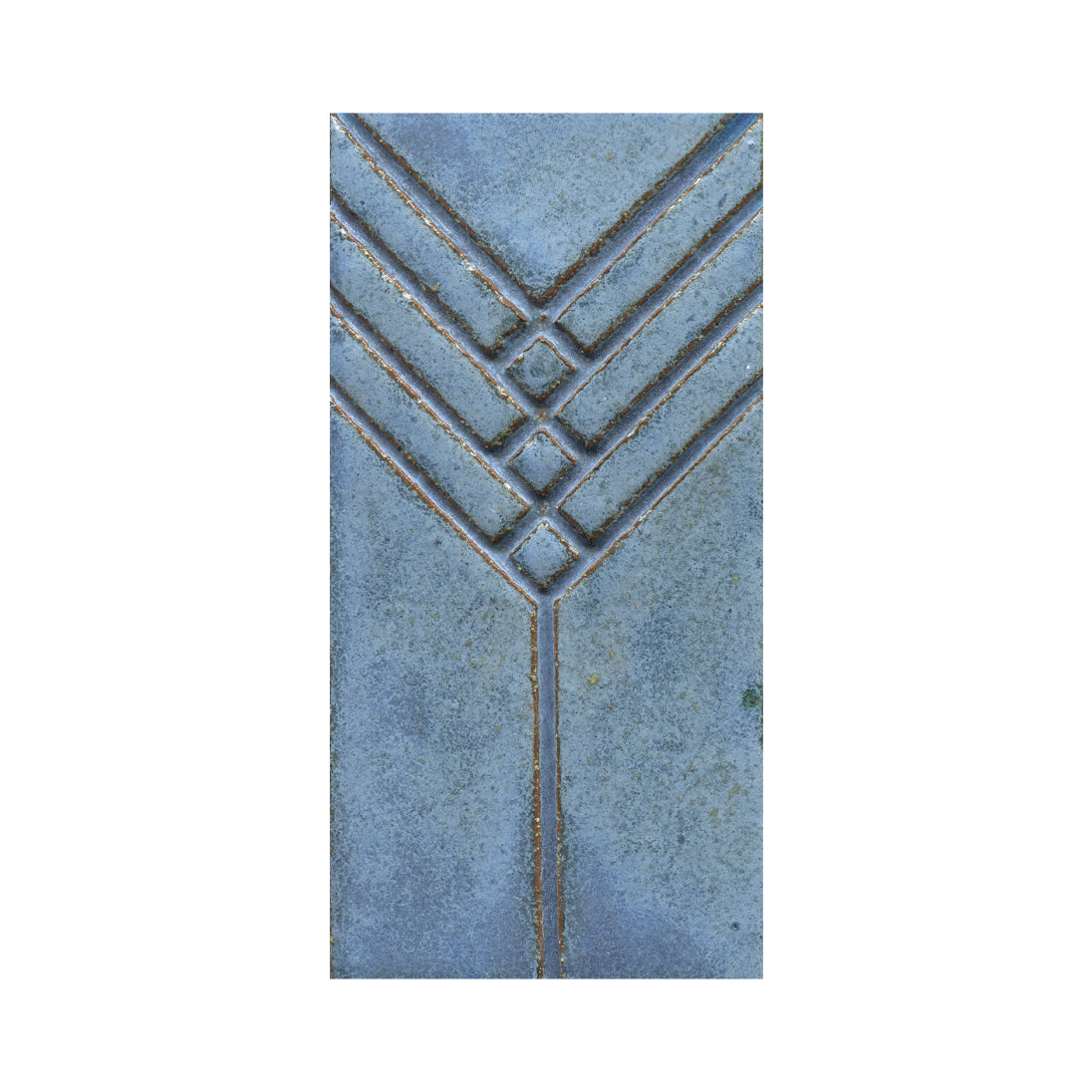Prairie Wheat Stamped Tile