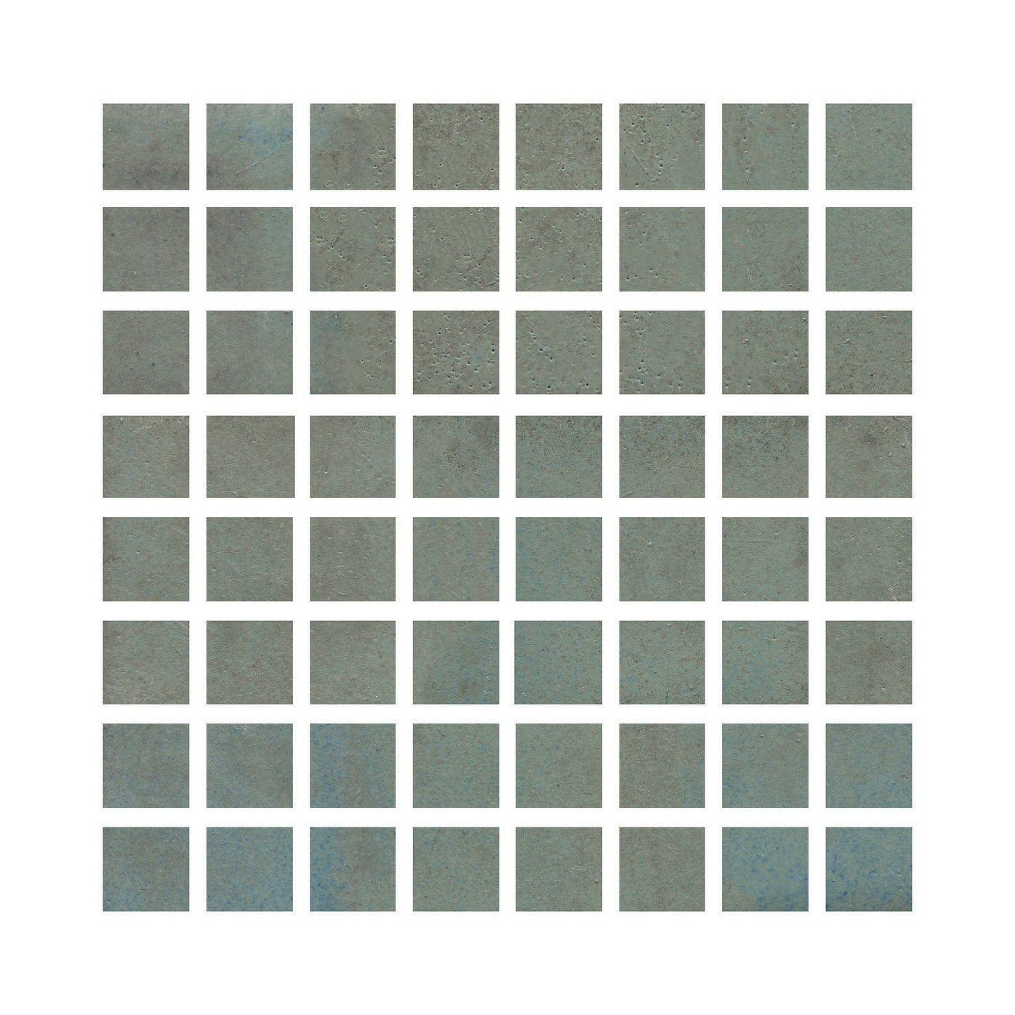 A cool grey color and a glossy opaque, showing medium variation with occasional blue-grey flashes.