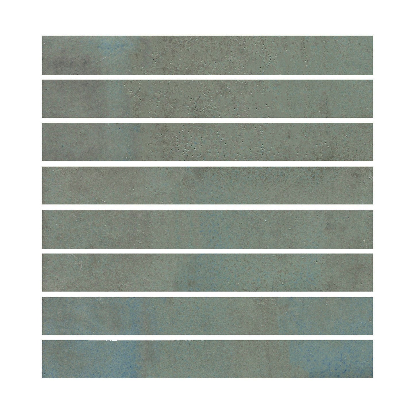 A cool grey color and a glossy opaque, showing medium variation with occasional blue-grey flashes.