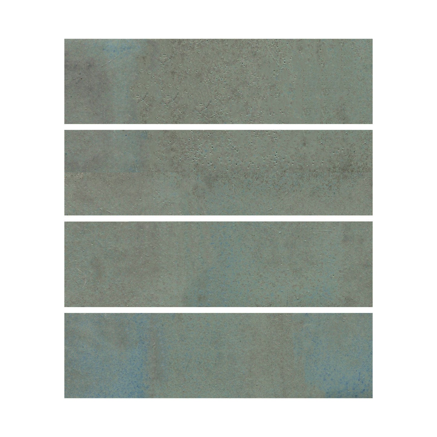 A cool grey color and a glossy opaque, showing medium variation with occasional blue-grey flashes.