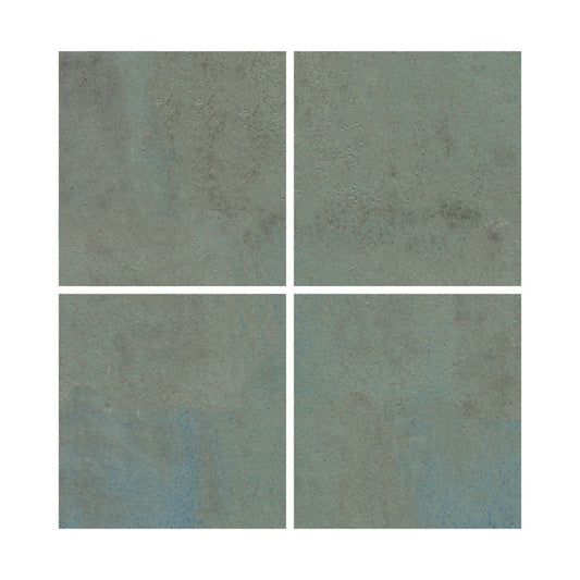 A cool grey color and a glossy opaque, showing medium variation with occasional blue-grey flashes.