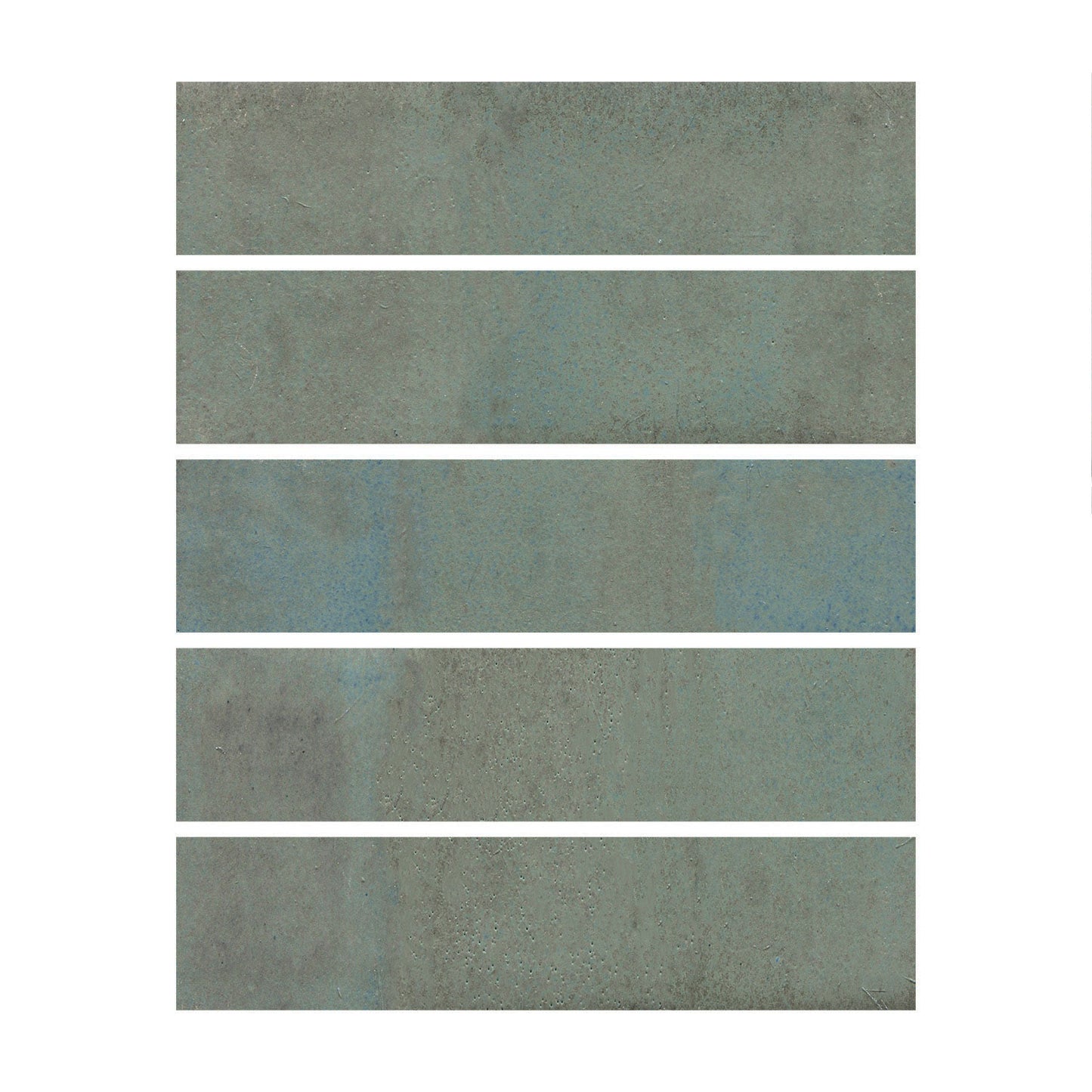 A cool grey color and a glossy opaque, showing medium variation with occasional blue-grey flashes.