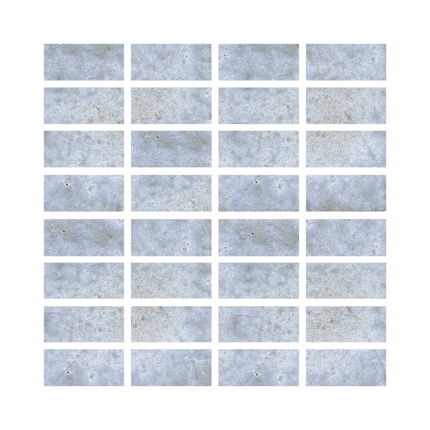 Mottled light grey blue