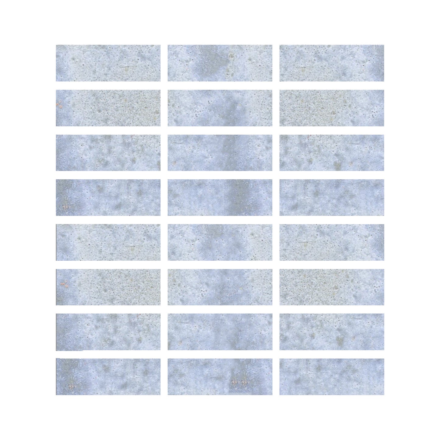 Mottled light grey blue