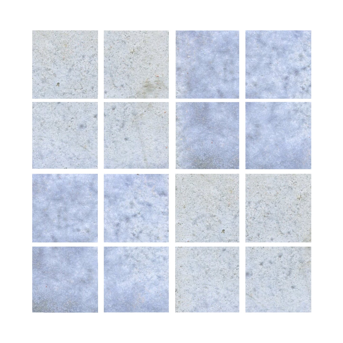 Mottled light grey blue
