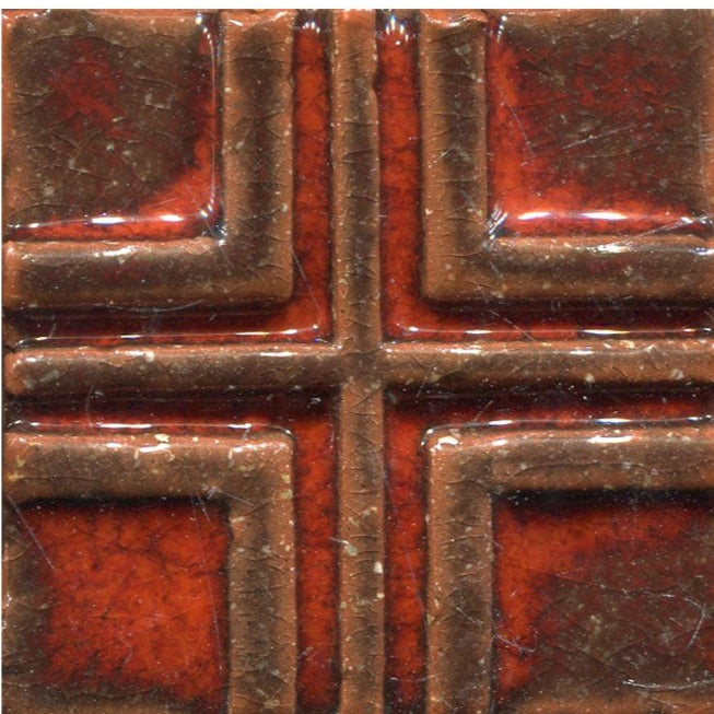 Bauhaus Stamped Tile