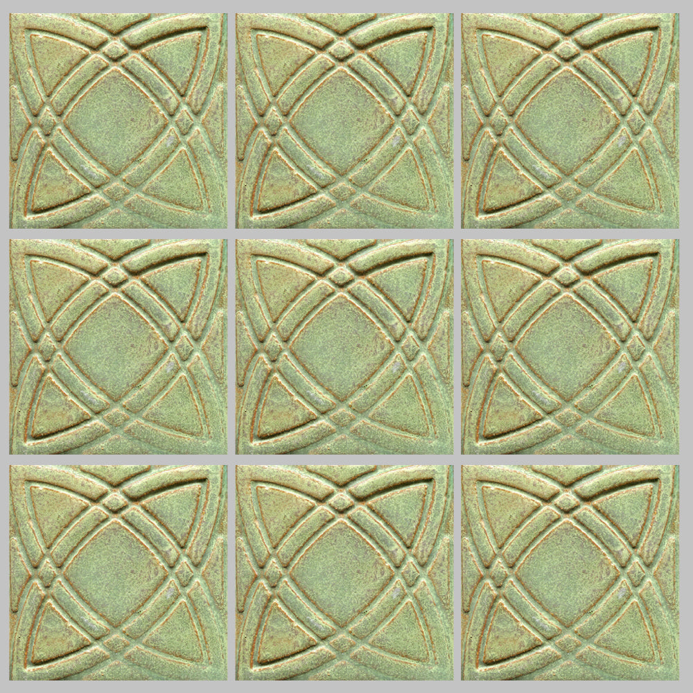 Celtic Knot Stamped Tile