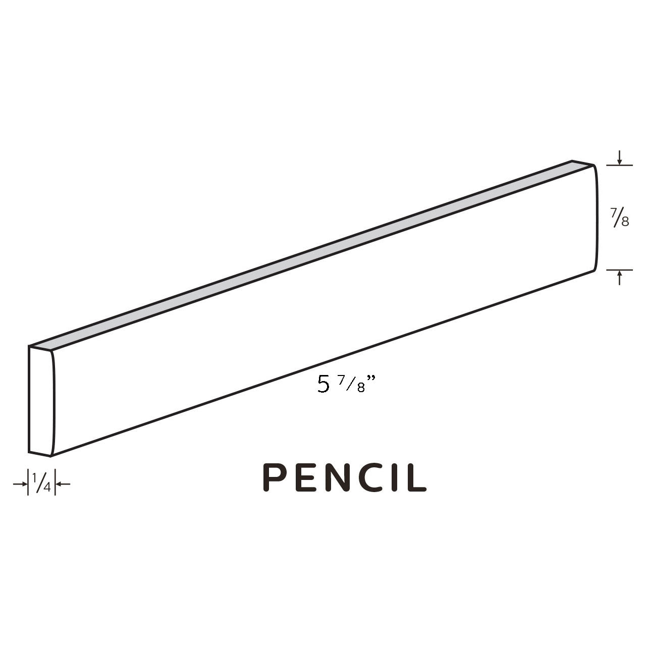 Handmade Pencil Trim