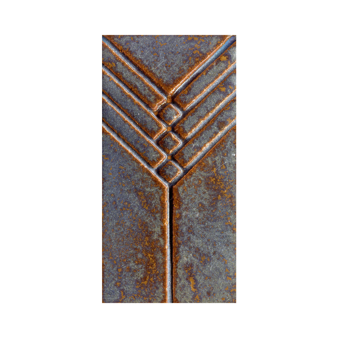 Prairie Wheat Stamped Tile