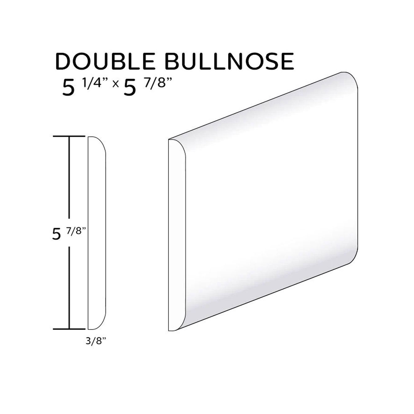 Handmade Double Bullnose