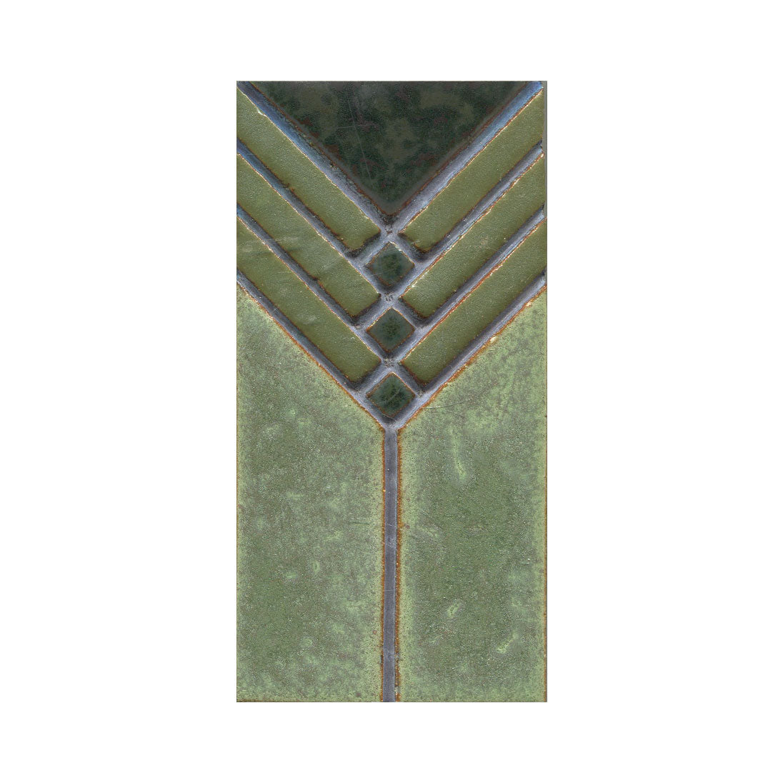 Prairie Wheat Stamped Tile