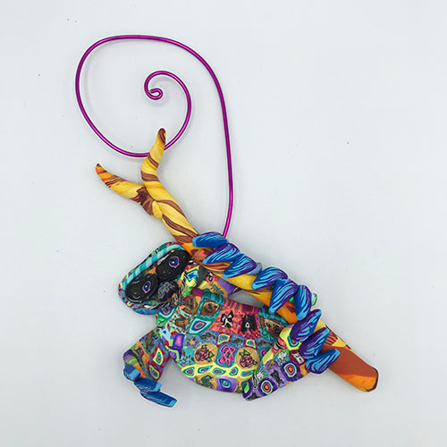 Sloth Polymer Clay Ornament