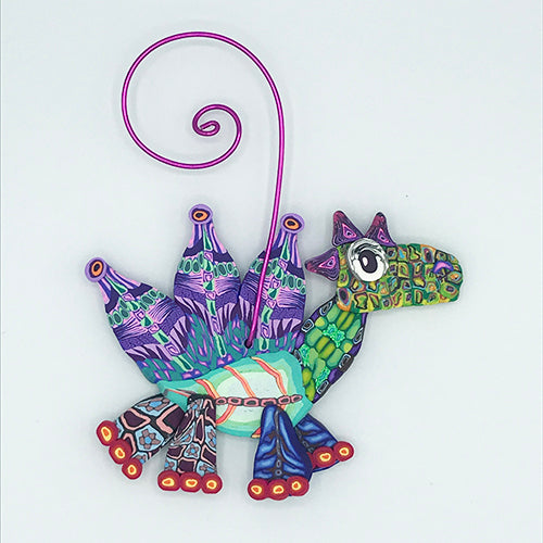 Dragon Polymer Clay Ornament