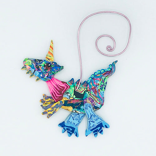 Dragon Polymer Clay Ornament