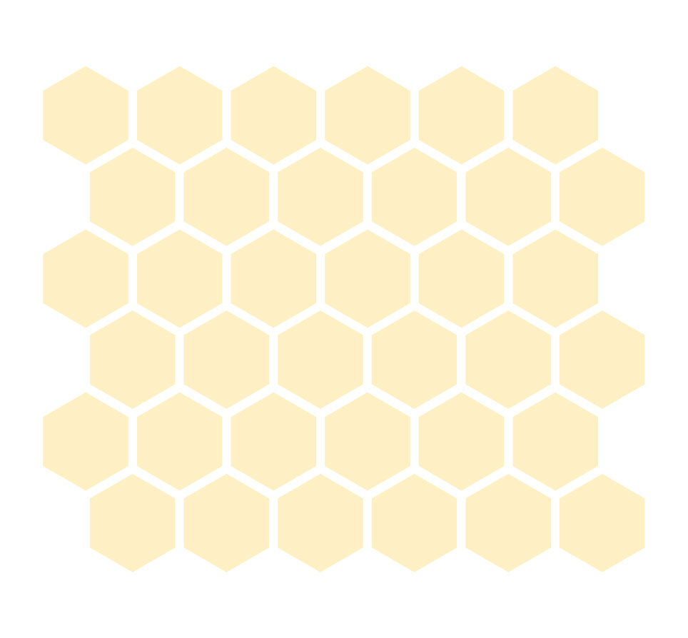 2" Hexagon Unglazed Porcelain