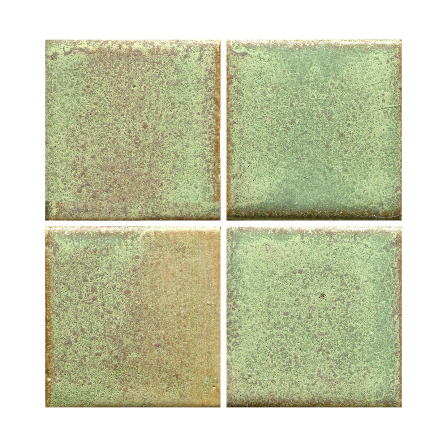 mottled matte green color