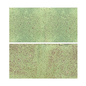 Mottled matte green color