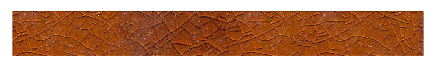 ceramic tile trim in toffee brown