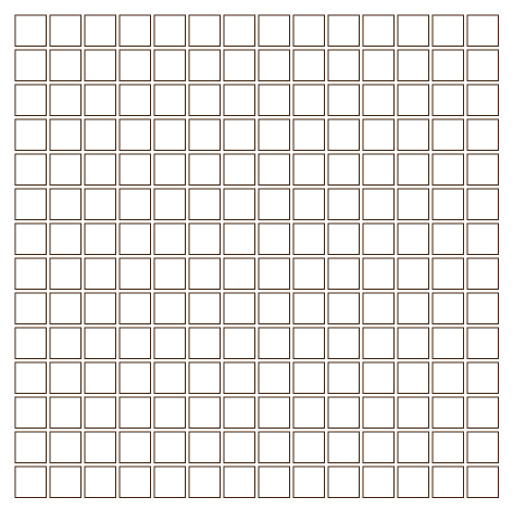 3/4" Square Unglazed Porcelain