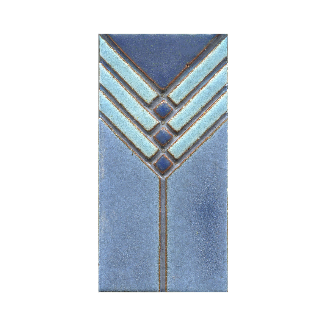 Prairie Wheat Stamped Tile