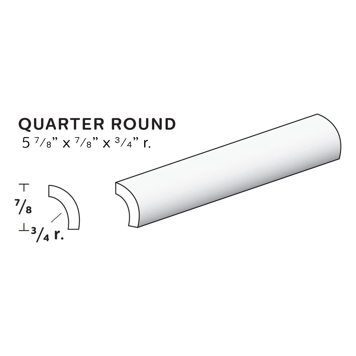 Handmade Quarter Round