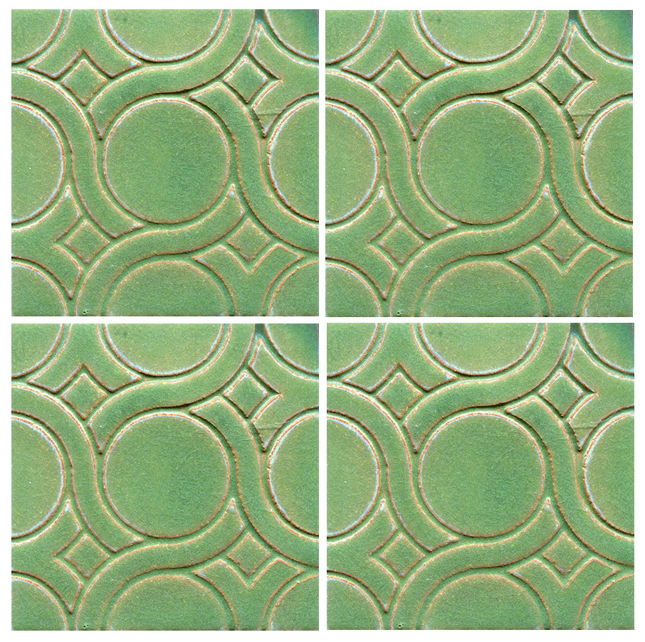 tile pattern green