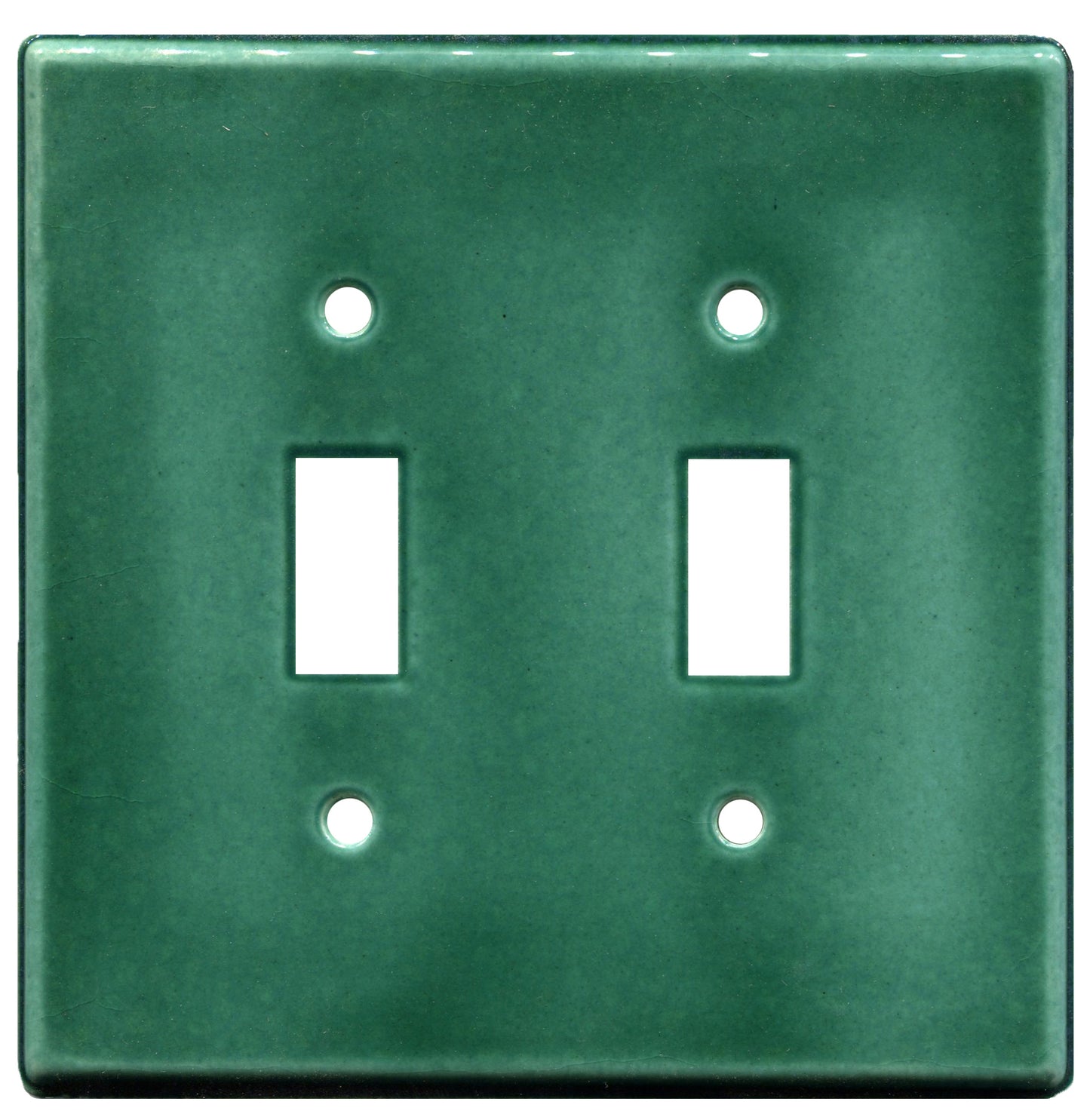 Lime Sorbet double ceramic green Switch Plate