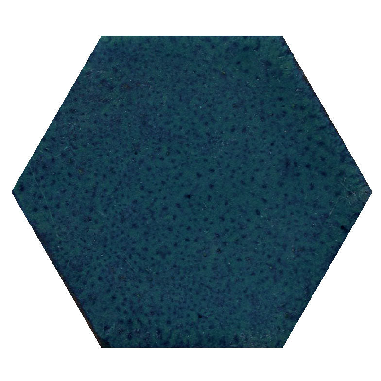 Aurora Borealis Blue Hexagon Tile