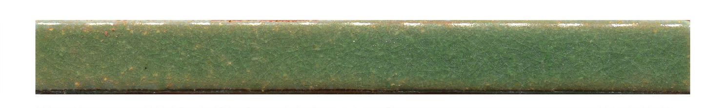Avocado green liner tile