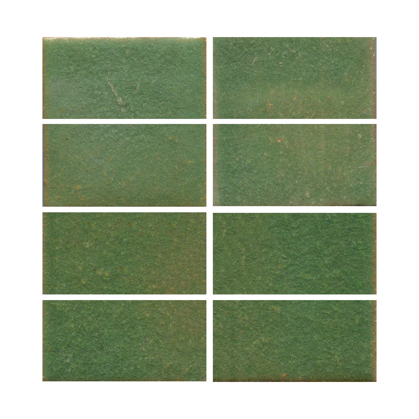 Avocado green 2x4 field tile