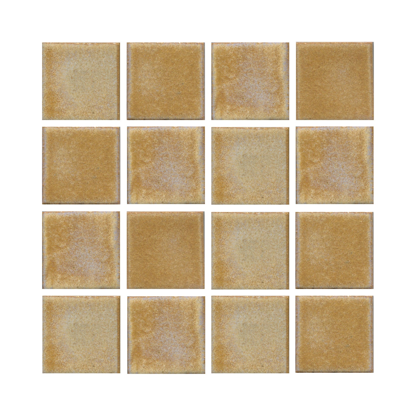 Coffee Cake glaze with iron spots a golden yellow color