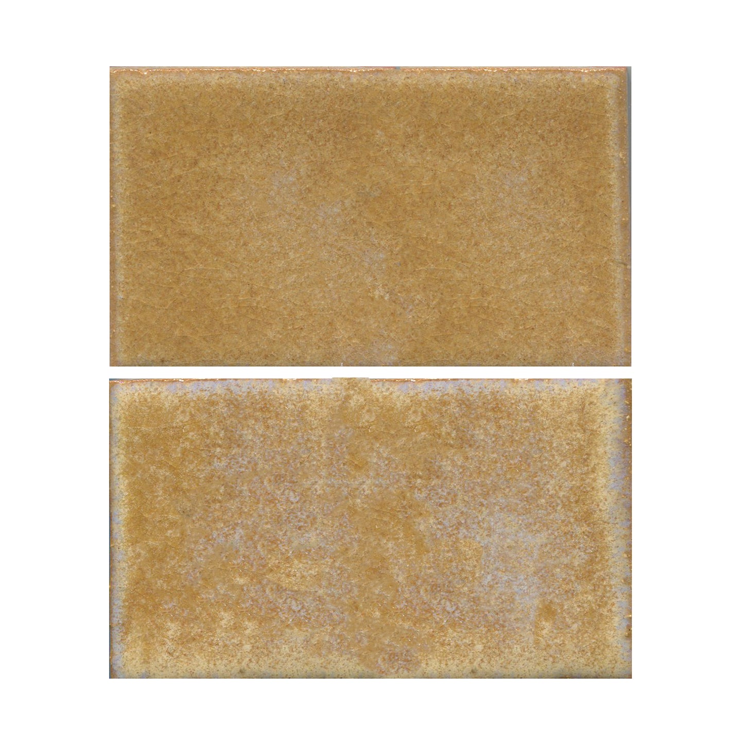 Coffee Cake glaze with iron spots a golden yellow color