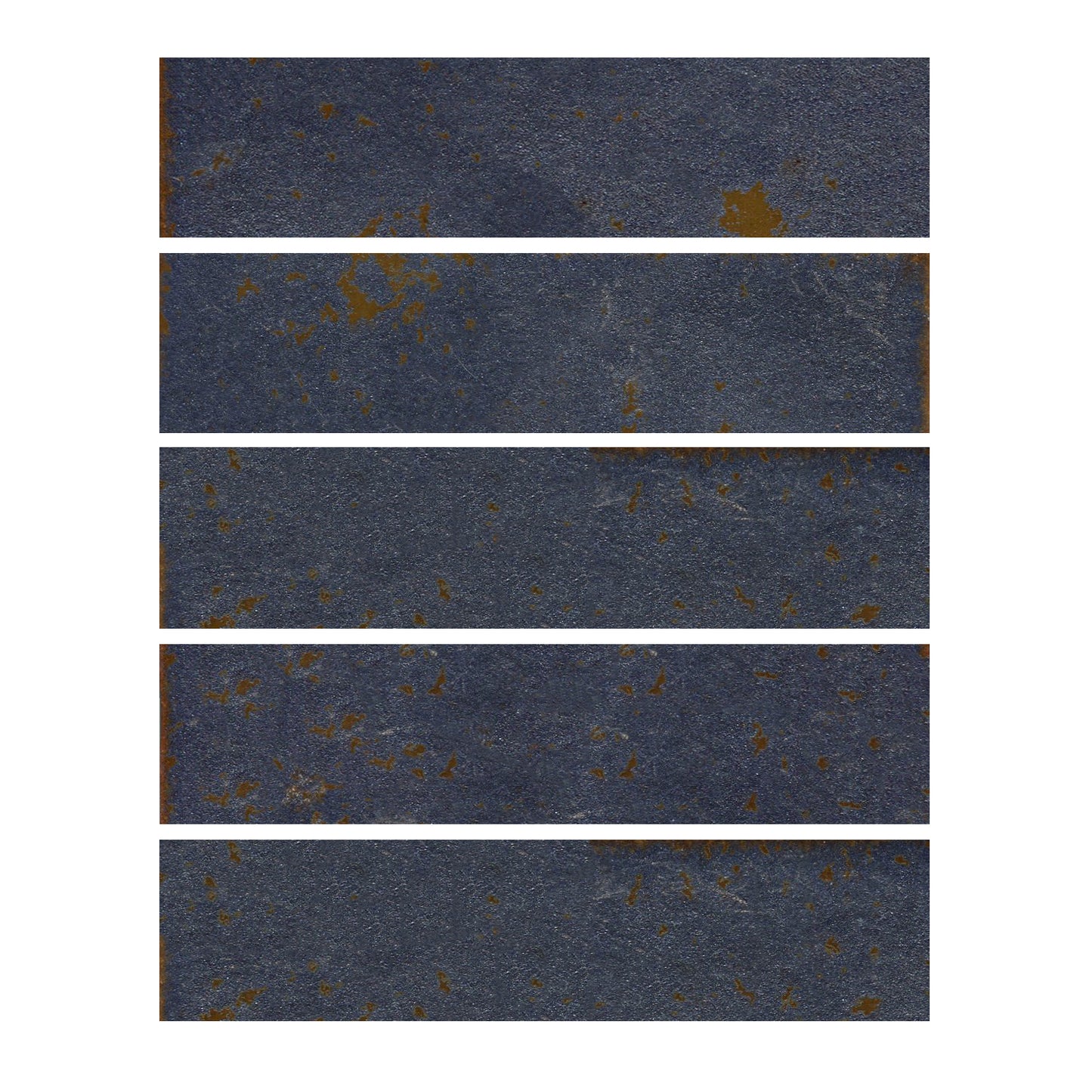Mottled Matte Blue