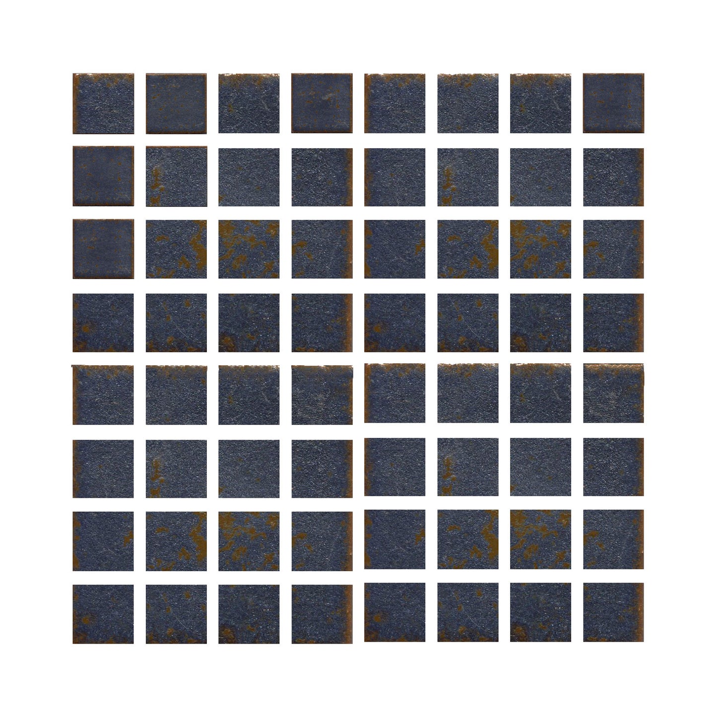 Mottled Matte Blue