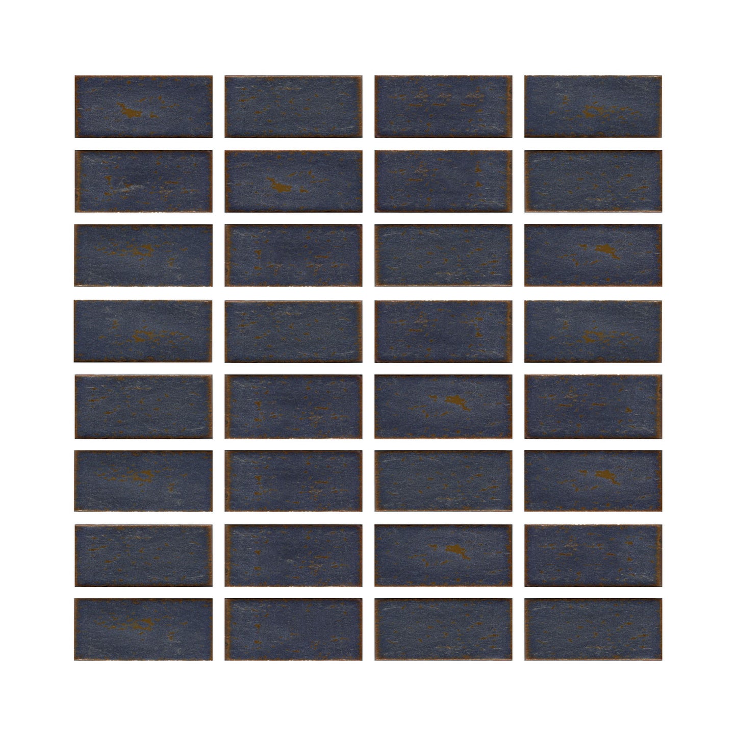 Mottled Matte Blue
