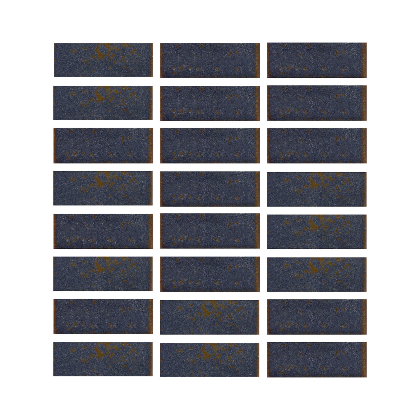 Mottled Matte Blue