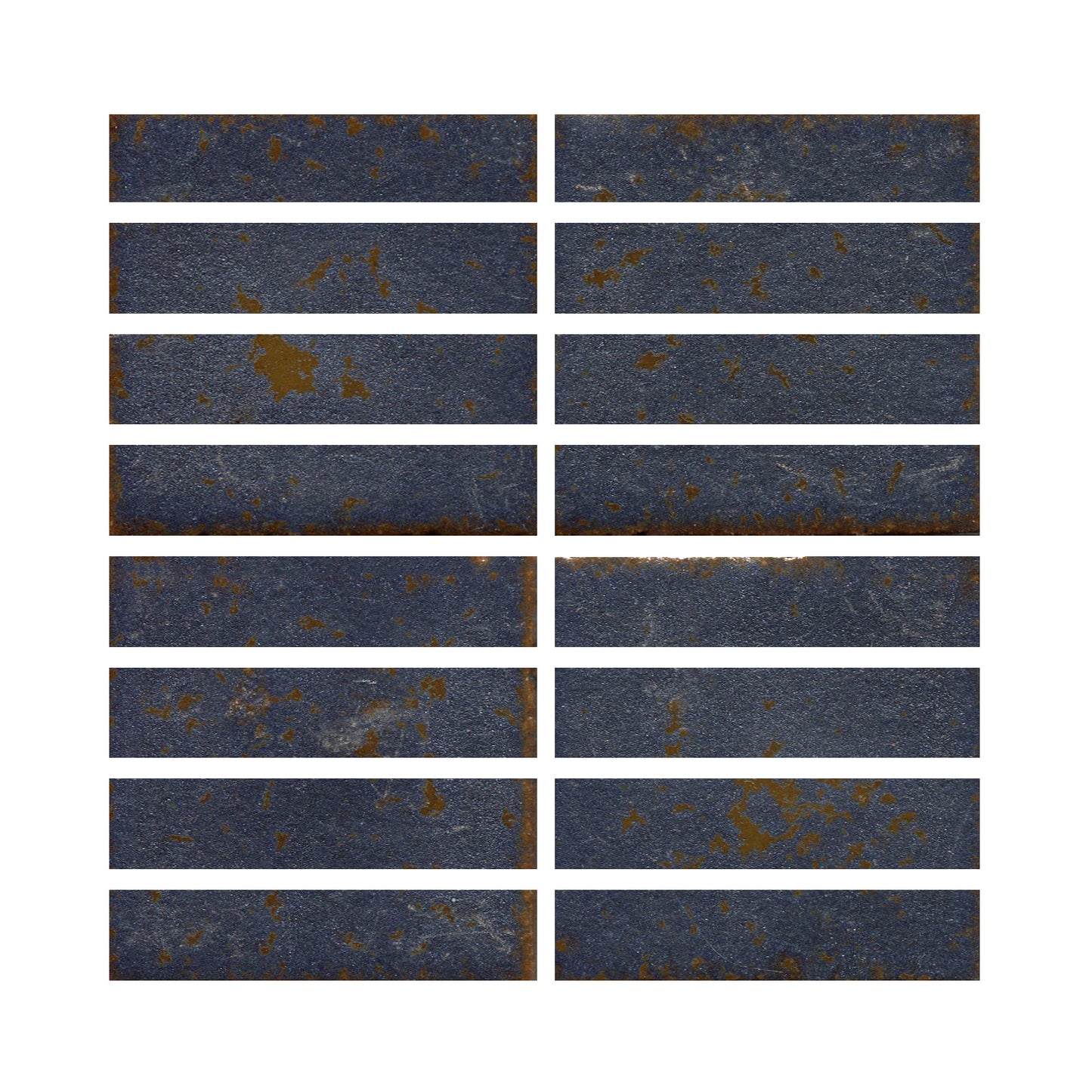 Mottled Matte Blue