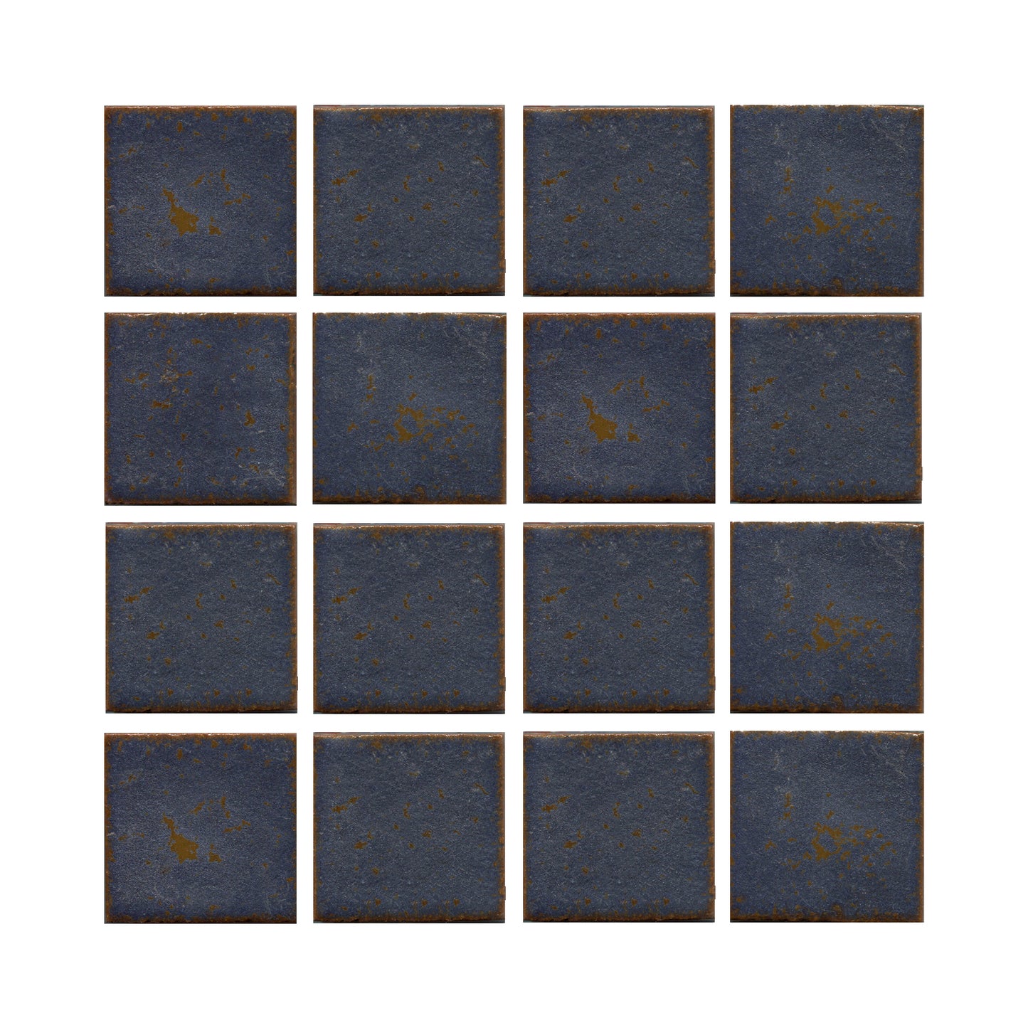 Mottled Matte Blue
