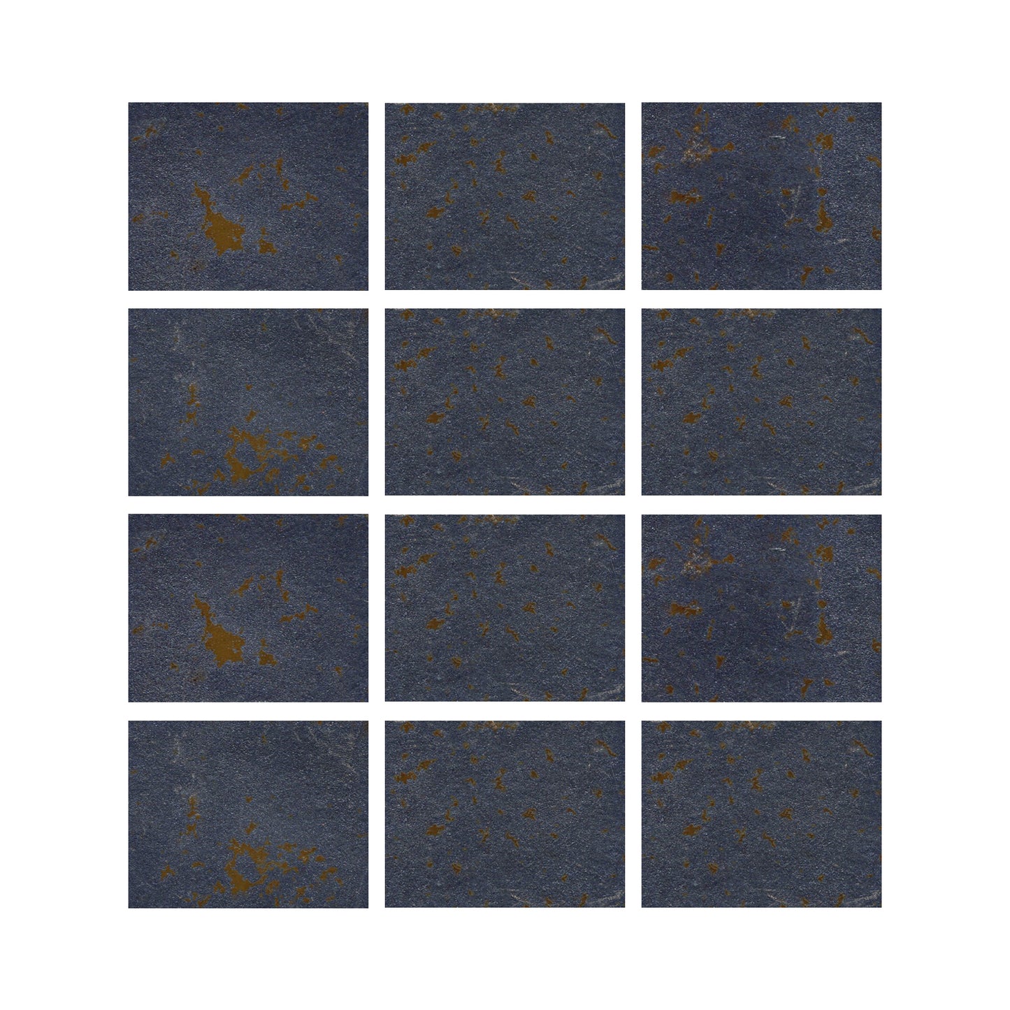Mottled Matte Blue