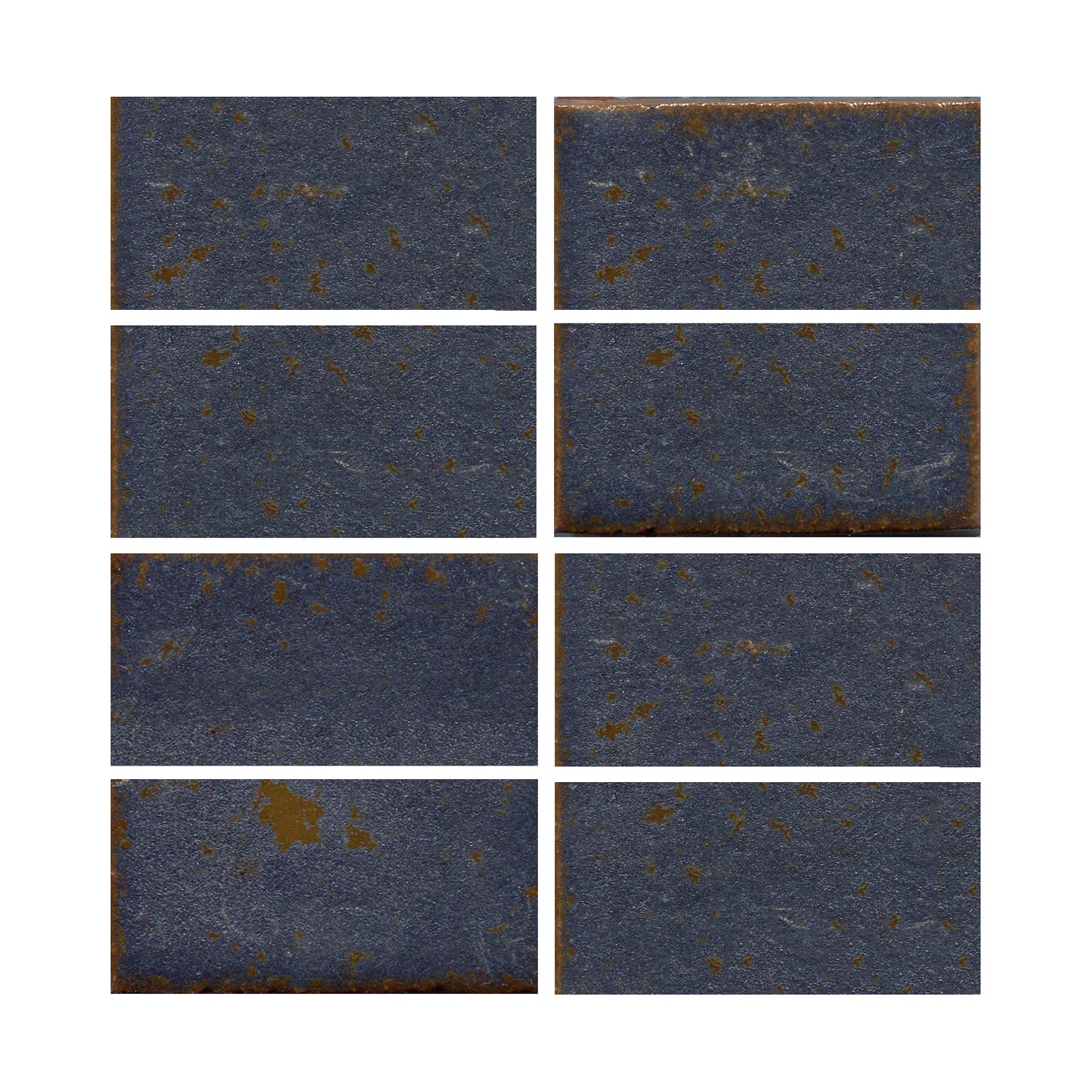Mottled Matte Blue