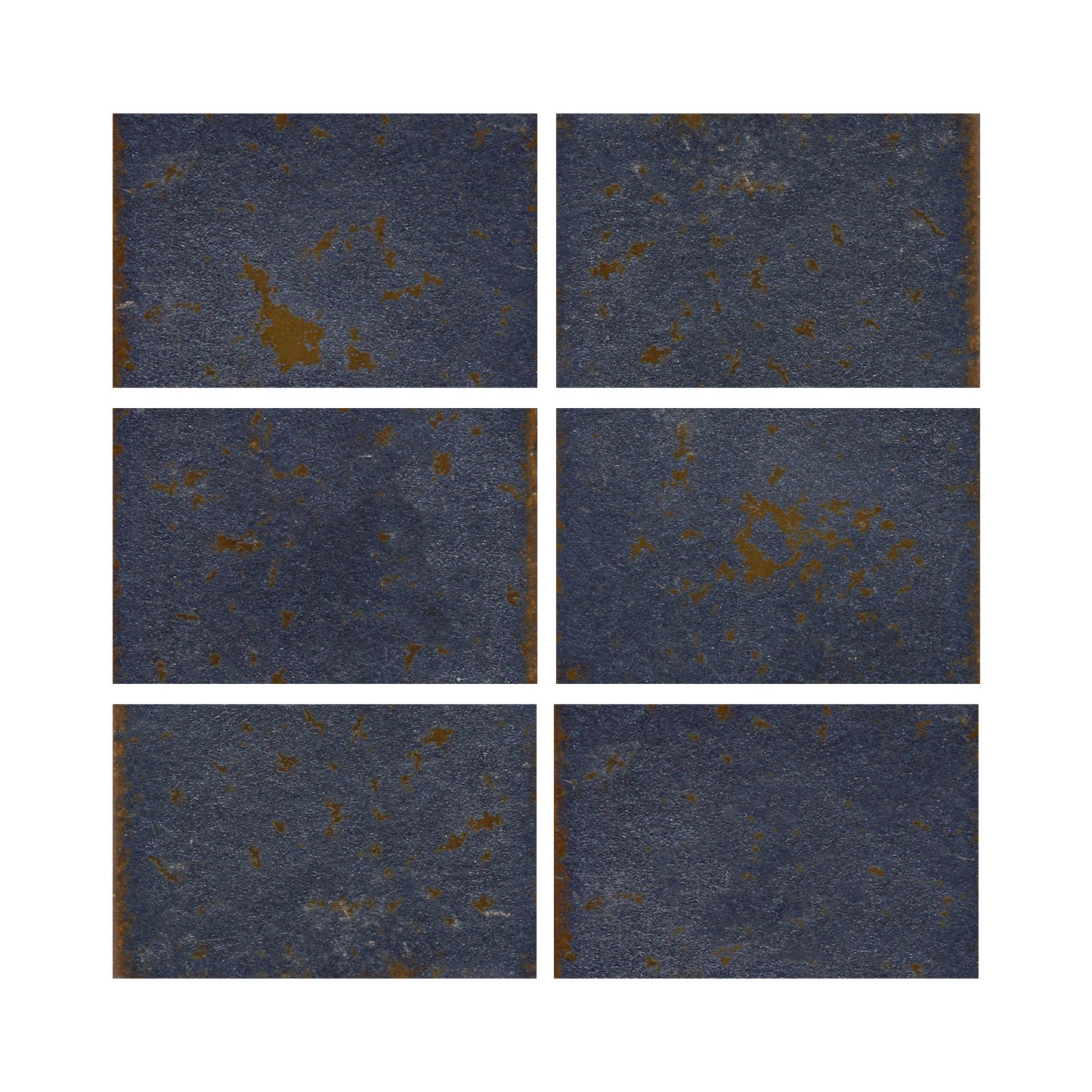 Mottled Matte Blue