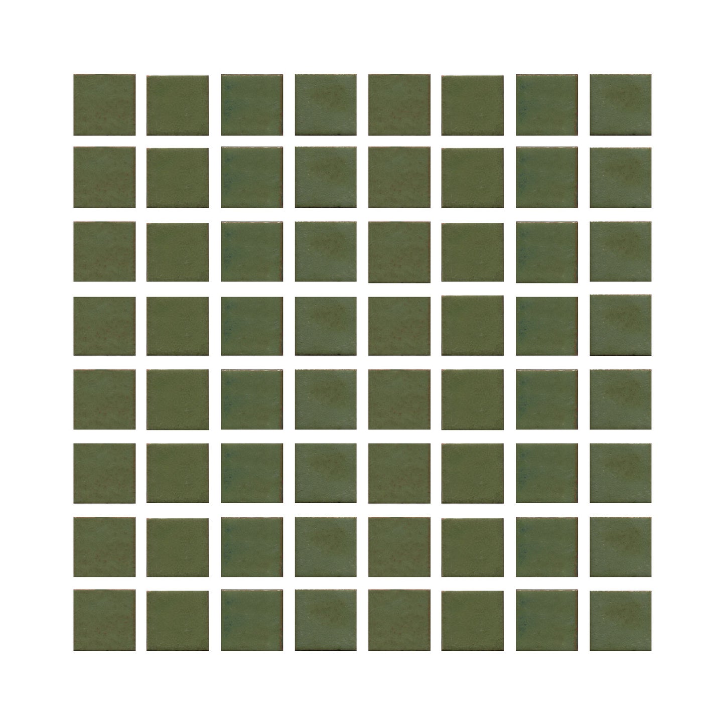 Pesto green 1x1 field tile