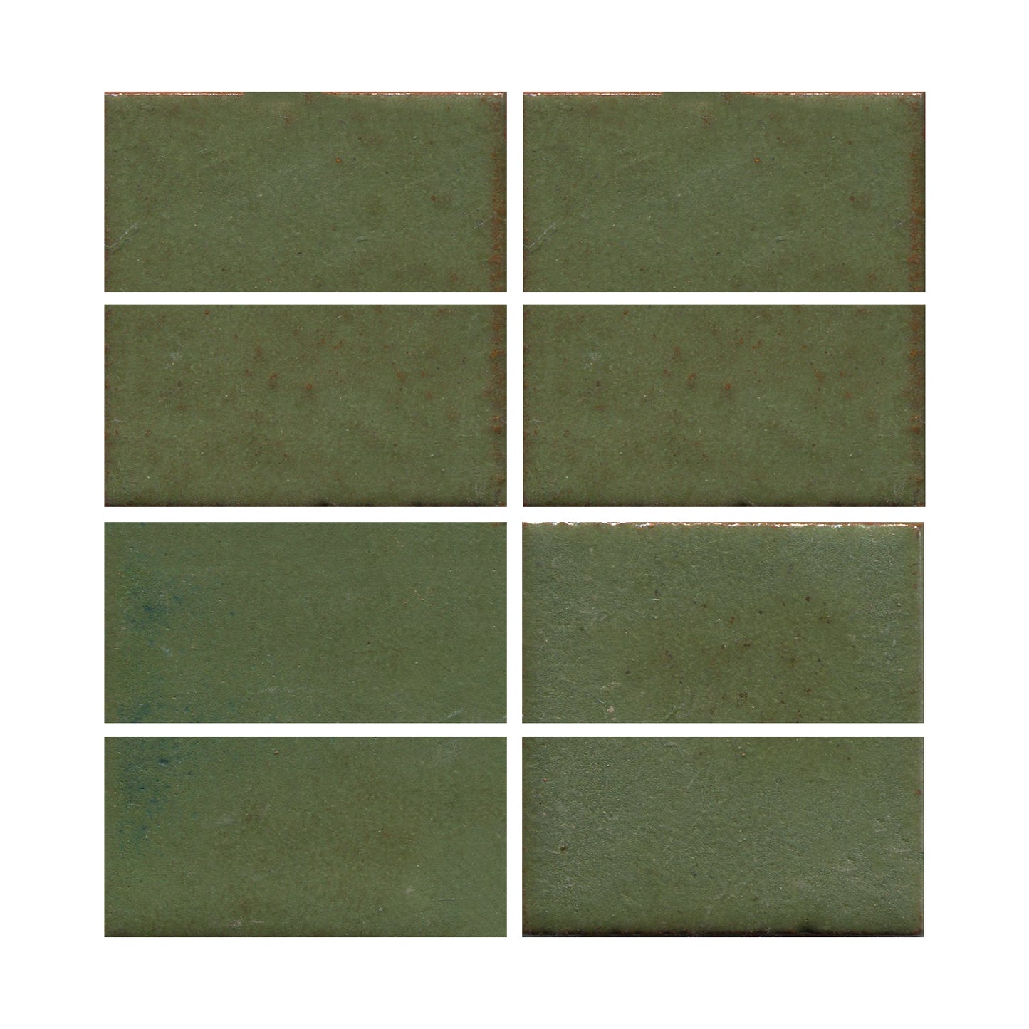 Pesto green 2x4 field tile