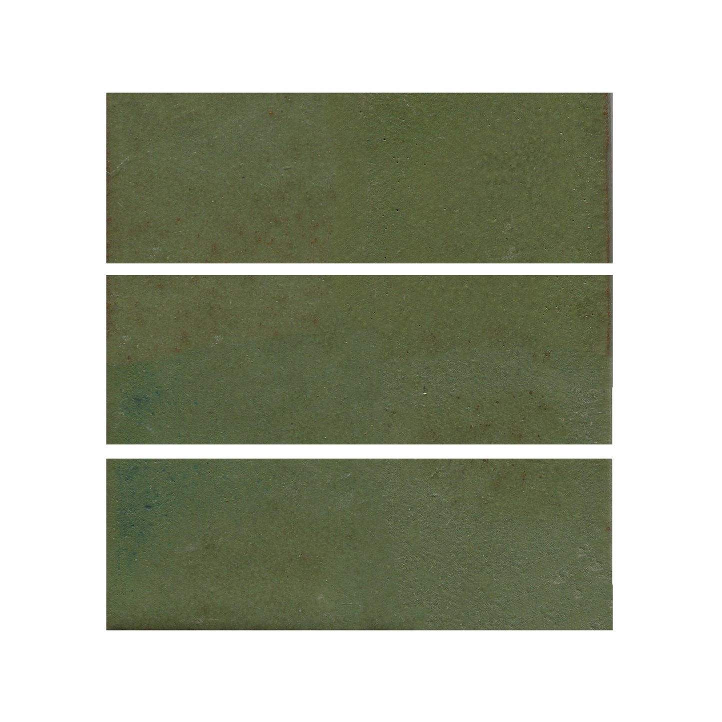 Pesto green 3x6 field tile