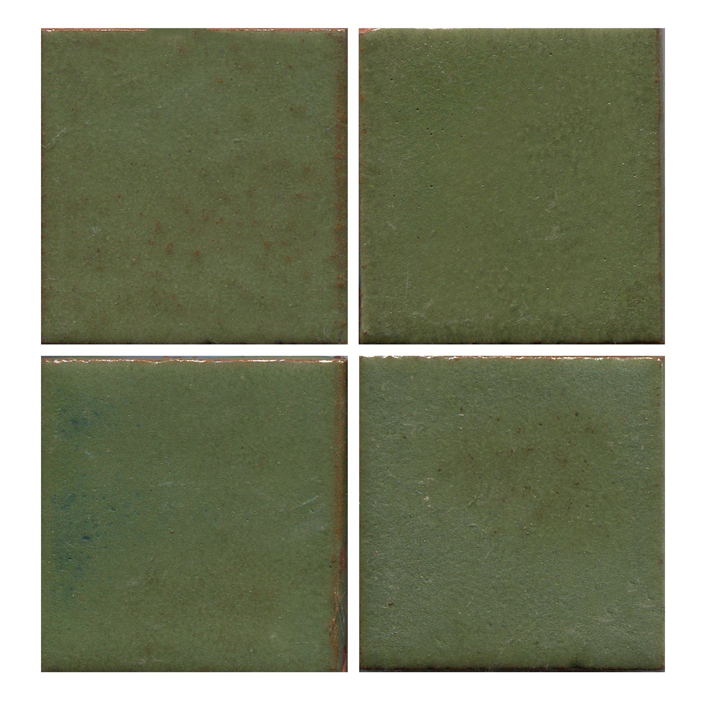 Pesto green 6x6 field tile