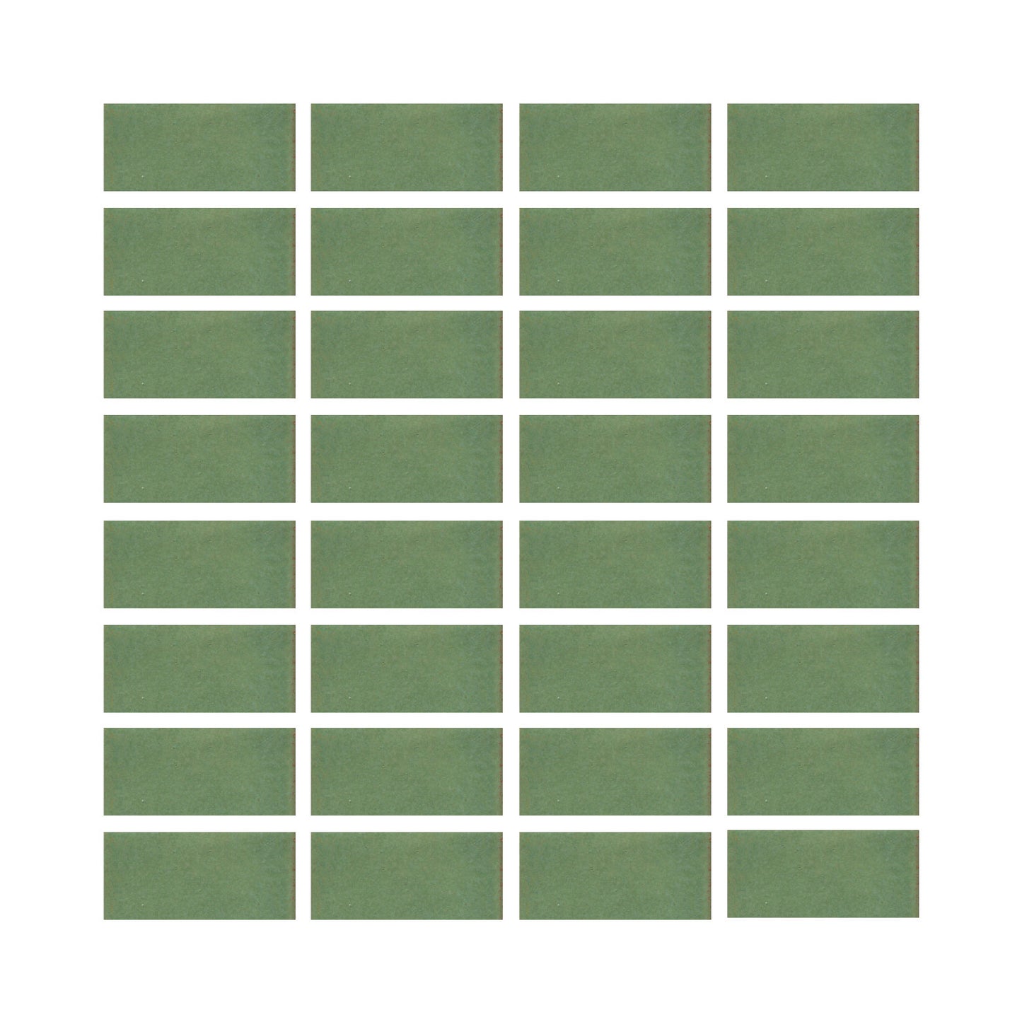 Wasabi green 1x2 field tile