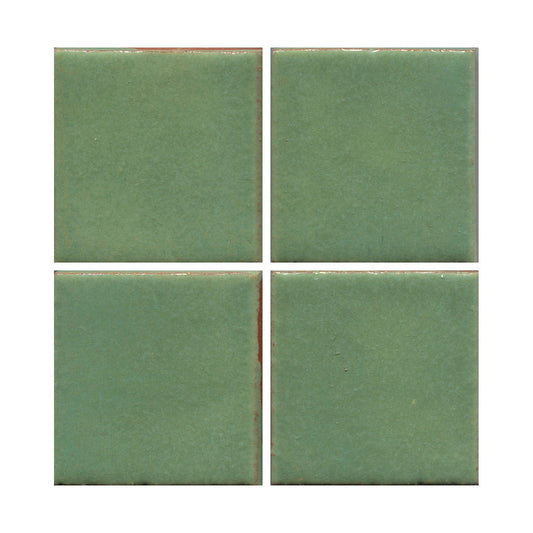 Wasabi green 4x4 field tile