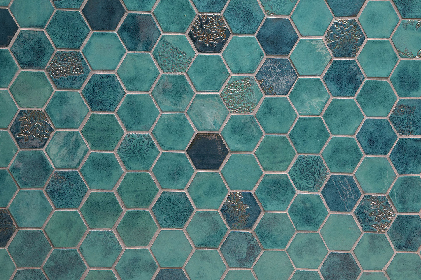 Hexagon Paisley Vines